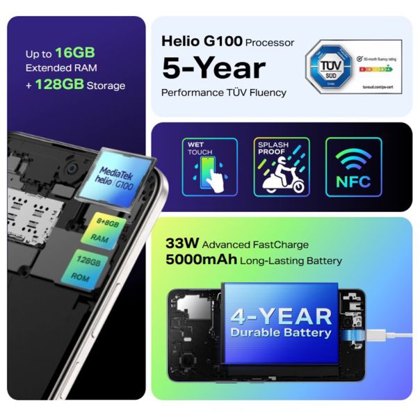 INFINIX Hot 50 Pro 8/256GB, crna - R10866