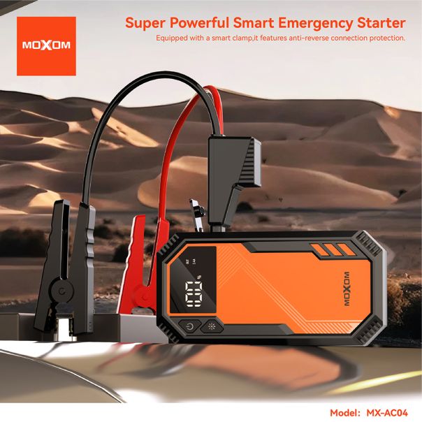 Starter sa power bankom Moxom MX-AC04 narandzasta - EP3160031