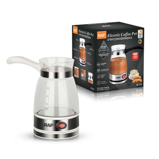 RAF Električna džezva staklena bela 0.5L - 5336-1