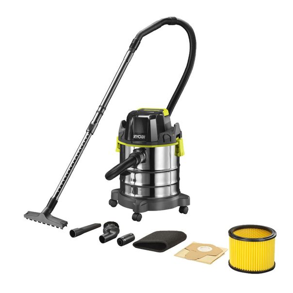 RYOBI Aku. usisivač za suvo i mokro usisavanje, 18V ONE+ R18WDV-0 - R18WDV-0-1