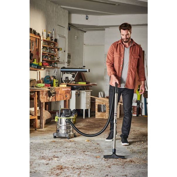 RYOBI Aku. usisivač za suvo i mokro usisavanje, 18V ONE+ R18WDV-0 - R18WDV-0-1