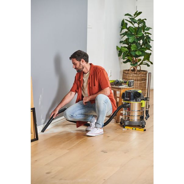 RYOBI Aku. usisivač za suvo i mokro usisavanje, 18V ONE+ R18WDV-0 - R18WDV-0-1