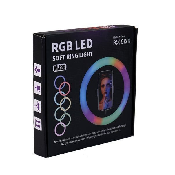 Selfie Ring Light portable MJ26, RGB - R1955