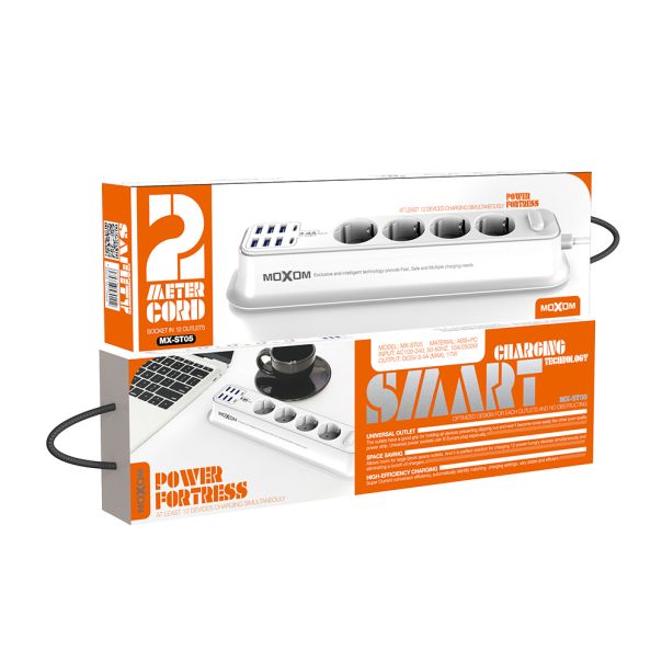 MOXOM Produžni kabl MX-ST05, bela - R2150