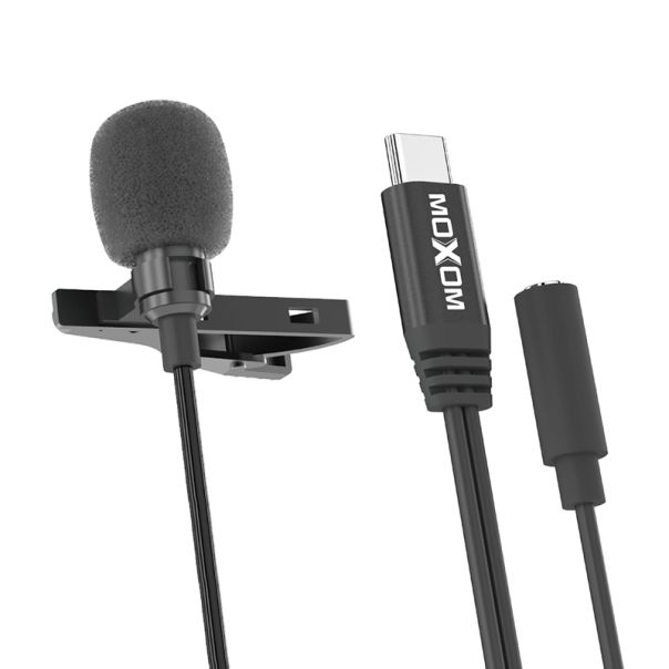 MOXOM Mikrofon MX-AX36 Type-C, crna - R2183