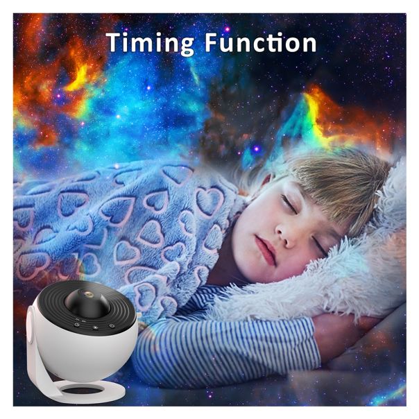 Projektor zvezdano nebo 360 stepeni rotacija (Starry Night Sky), bela - R2257