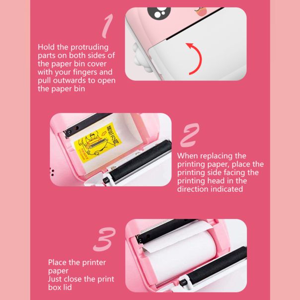 Mini camera printer Q5, plava - R2279