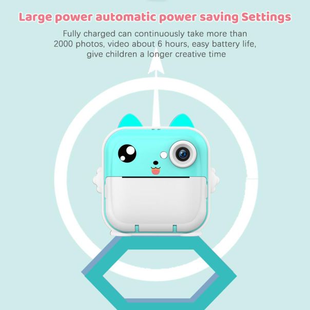 Mini camera printer Q5, plava - R2279