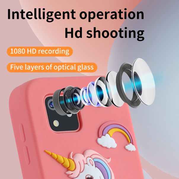 Fotoaparat-telefon za decu UNICORN, roza - R2283