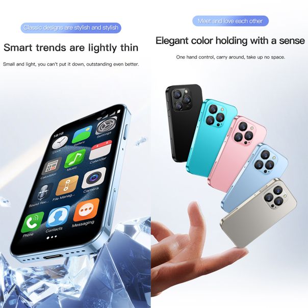 Mobilni telefon XS18 PRO, roza - R2289