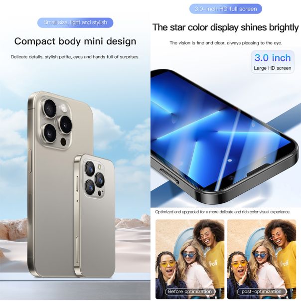 Mobilni telefon XS18 PRO, roza - R2289