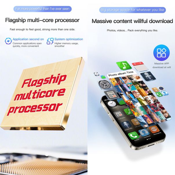 Mobilni telefon XS18 PRO, plava - R2290