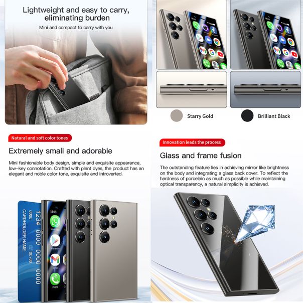 Mobilni telefon XS18 PRO (S24), crna - R2292