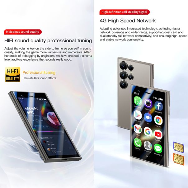 Mobilni telefon XS18 PRO (S24), crna - R2292