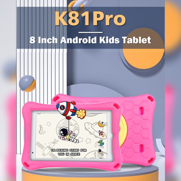 Tablet za decu K81 PRO 8 inca beli / Maska  pink - EP3045715