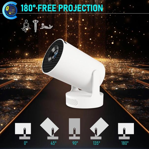 Projektor HY300 Ultra, bela - R2304