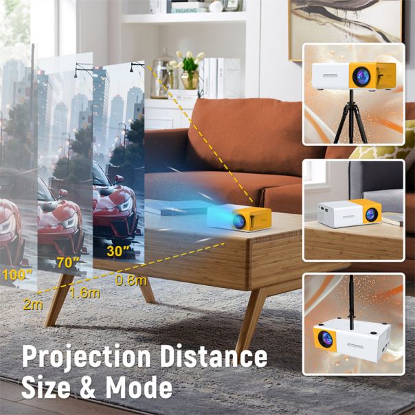 Projektor za decu YG300, plava - R2307