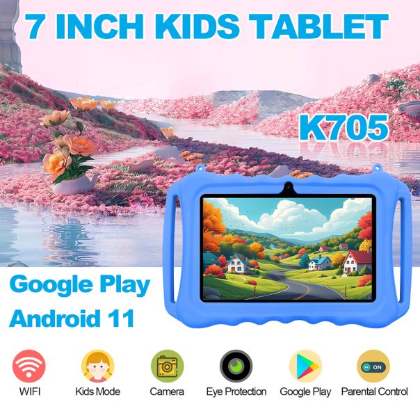 Tablet za decu K705 7 inca crni /  plava Maska - EP3036654