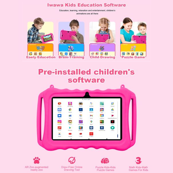 Tablet za decu K705 7 inca crni /  plava Maska - EP3036654