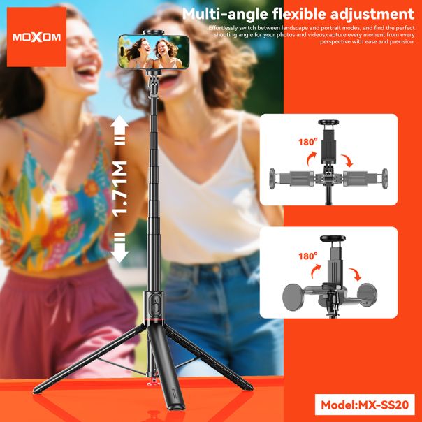 Selfie drzac/tripod Moxom MX-SS20 crni - EP3166515
