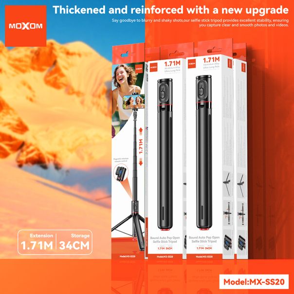 Selfie drzac/tripod Moxom MX-SS20 crni - EP3166515