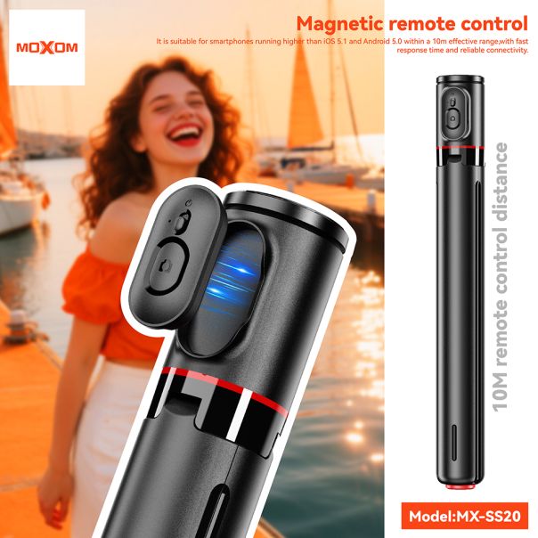 Selfie drzac/tripod Moxom MX-SS20 crni - EP3166515