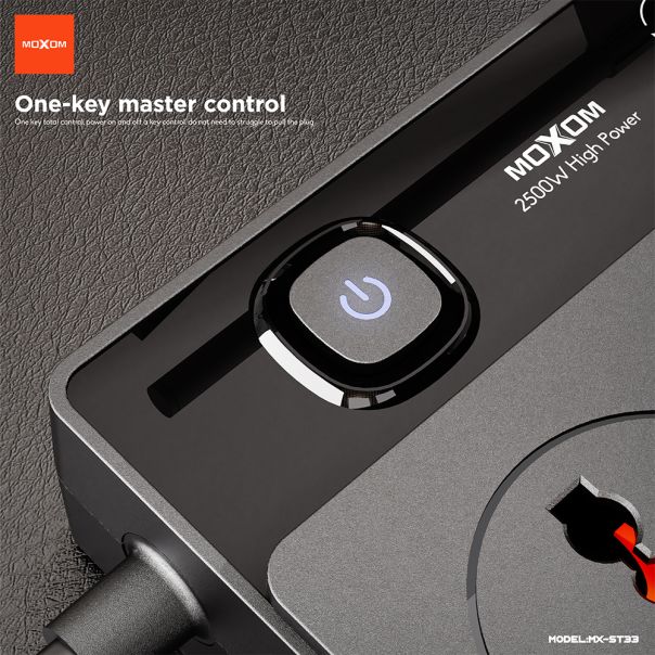 Produžni kabl Moxom MX-ST33 crni - EP3167294