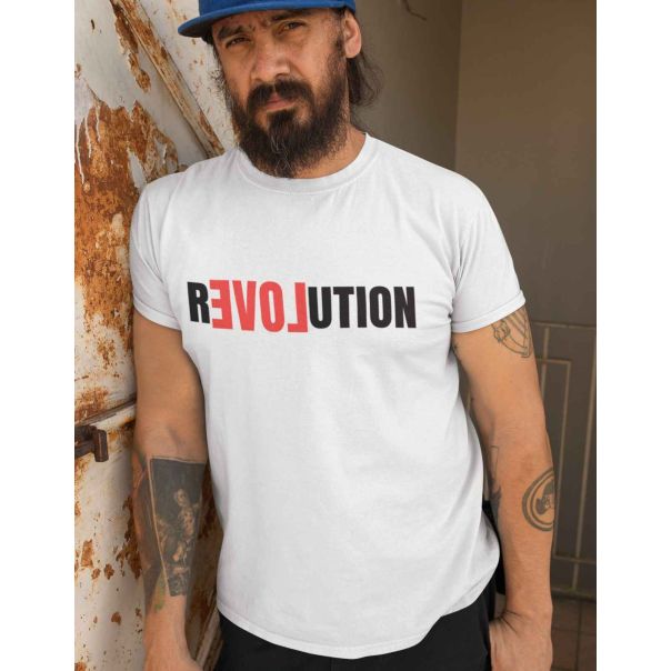 TAMANITZA Muška bela majica IN LOVE - Tamanitza45