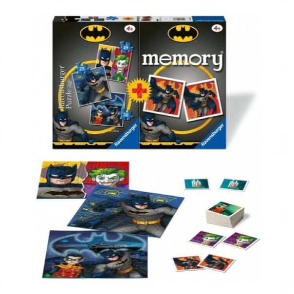 Ravensburger puzzle (slagalice) - Batman puzzla + memorija - RA20677