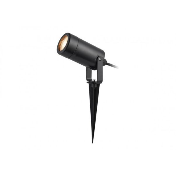 Rabalux Baštenske lampe Krobia GU10 1x MAX 4W crna (7814) - 7814-1