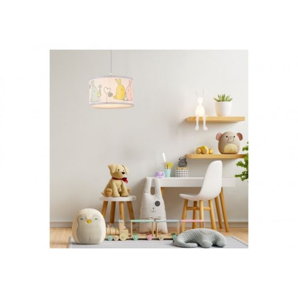 Rabalux Dečija rasveta Flappy E27 1x MAX 40W bela (72166) - RAS003186A00000