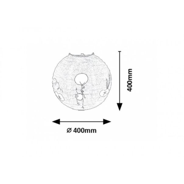 Rabalux Dečija rasveta Froggo max 40W bela (72070) - RAS003181A00000