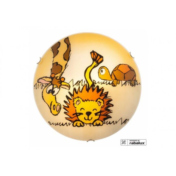 Rabalux Dečija rasveta Leon E27 2x MAX 60W višebojna (4559) - 4559-1