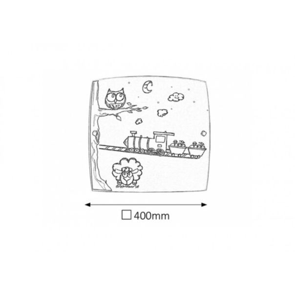 Rabalux Dečija rasveta Shepherd E27 2x MAX 60W višebojna (4557) - 4557