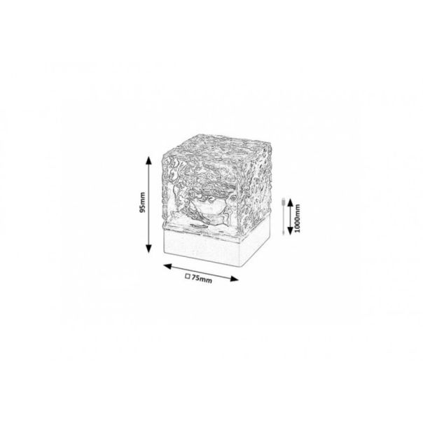 Rabalux Dekorativna rasveta Cubiko LED 1W bela (76022) - RAS002974A00000