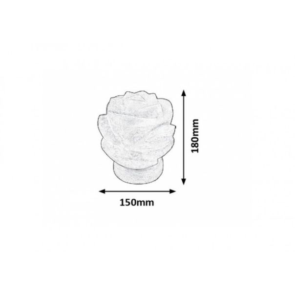 Rabalux Dekorativna rasveta Flores E14 1x MAX 15W narandžasta (2676) - 2676