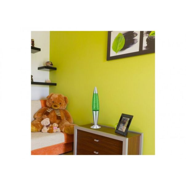 Rabalux Dekorativna rasveta Glitter E14 G45 1x MAX 25W zelena (4113) - 4113-1