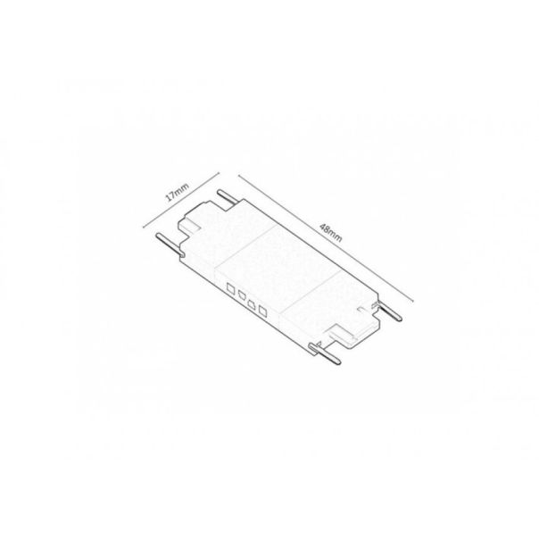 Rabalux KONEKTOR – POVEZUJUĆI ELEMENT LiTrack Connect+ W crna (70201) - RAS003011A00000