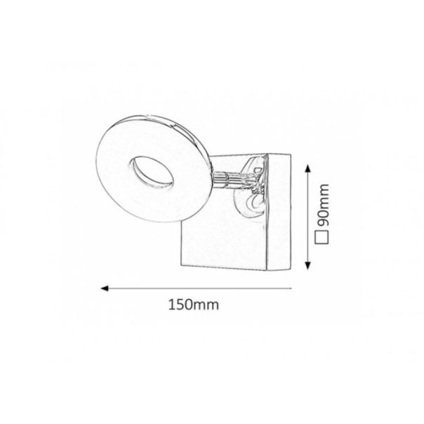 Rabalux Kupatilska rasveta Beata LED 5W hrom (5716) - 5716