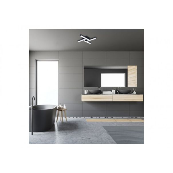 Rabalux Kupatilska rasveta Evan LED 18W mat crno (2168) - 2168