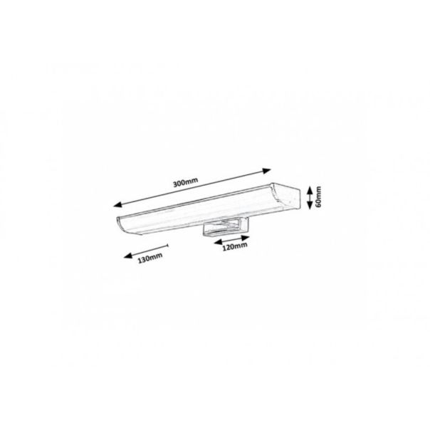 Rabalux Kupatilska rasveta Evron LED 5W hrom (5062) - 5062