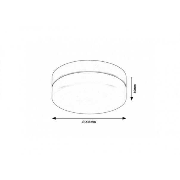Rabalux Kupatilska rasveta Gaelo LED 15W crna (75025) - RAS002480A00000