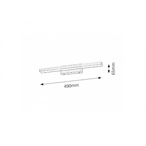 Rabalux Kupatilska rasveta John LED 12W bronzana (5721) - 5721