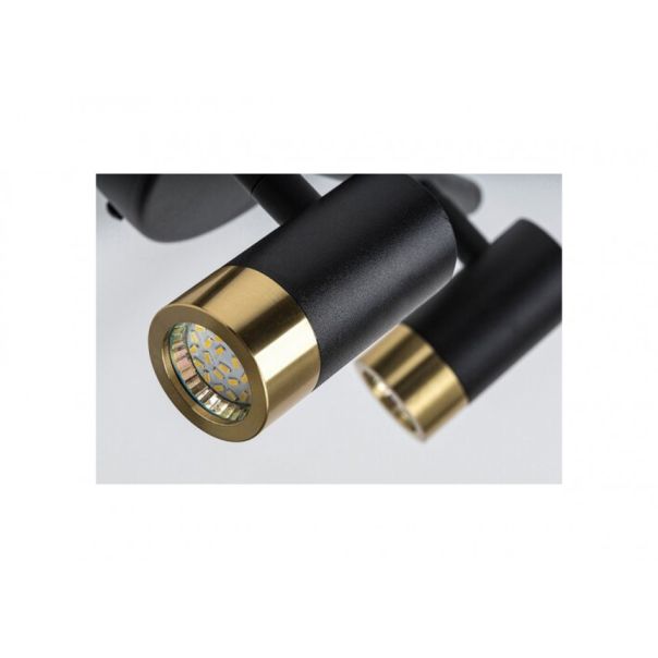 Rabalux Kupatilska rasveta Kadir LED 6W crno zlato (75041) - RAS003284A00000