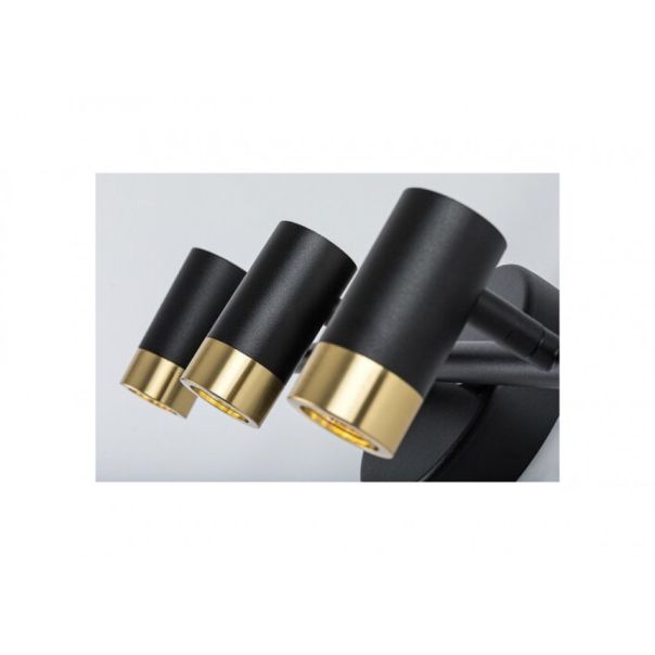 Rabalux Kupatilska rasveta Kadir LED 9W crno zlato (75042) - RAS003285A00000