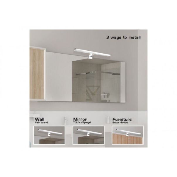 Rabalux Kupatilska rasveta Levon LED 12W hrom (2115) - 2115-1