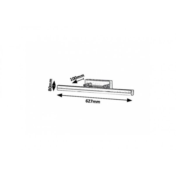 Rabalux Kupatilska rasveta Silas LED 18W bronzana (5729) - 5729