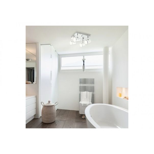 Rabalux Kupatilska rasveta Steve GU10 4x MAX 15W bela (5500) - 5500