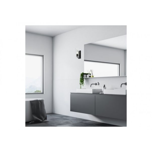 Rabalux Kupatilska rasveta Teodoro E14 1x MAX 12W crna (75027) - RAS002586A00000