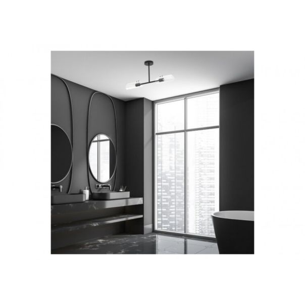 Rabalux Kupatilska rasveta Teodoro E14 2x MAX 12W crna (75028) - RAS002572A00000